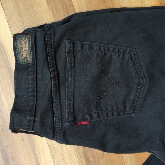 Levi's 505 Straight Leg Jeans - Ladies Size 10M - Black - Picture 1 of 7